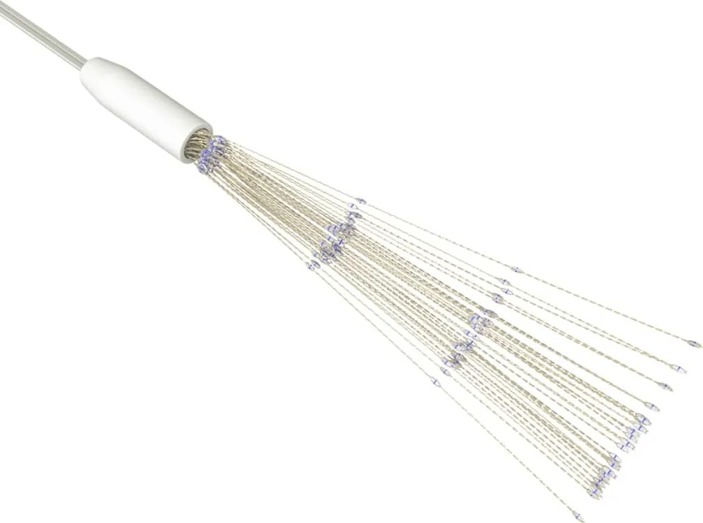 vidaXL kültéri karácsonyi világoskék tűzijátéklámpa 140 LED-del 20 cm