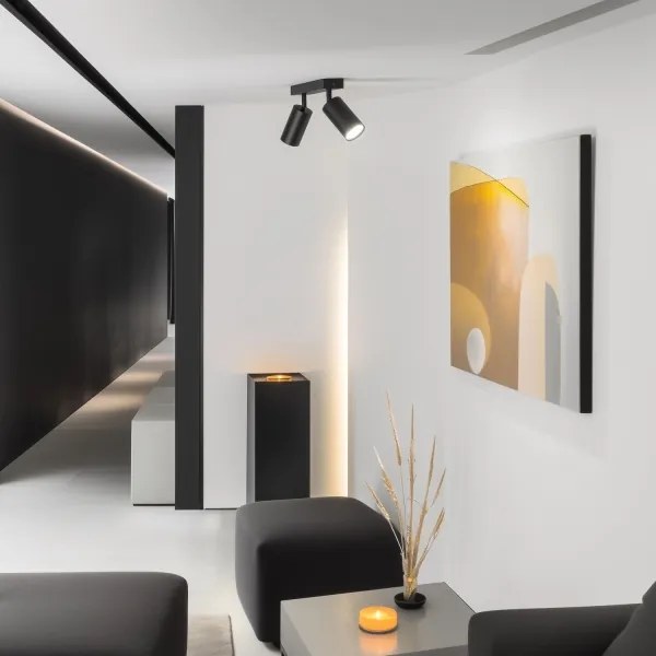 Brilagi - LED RGBW fényerőszabályozható spotlámpa SELE 2xGU10/4,8W/230V fekete