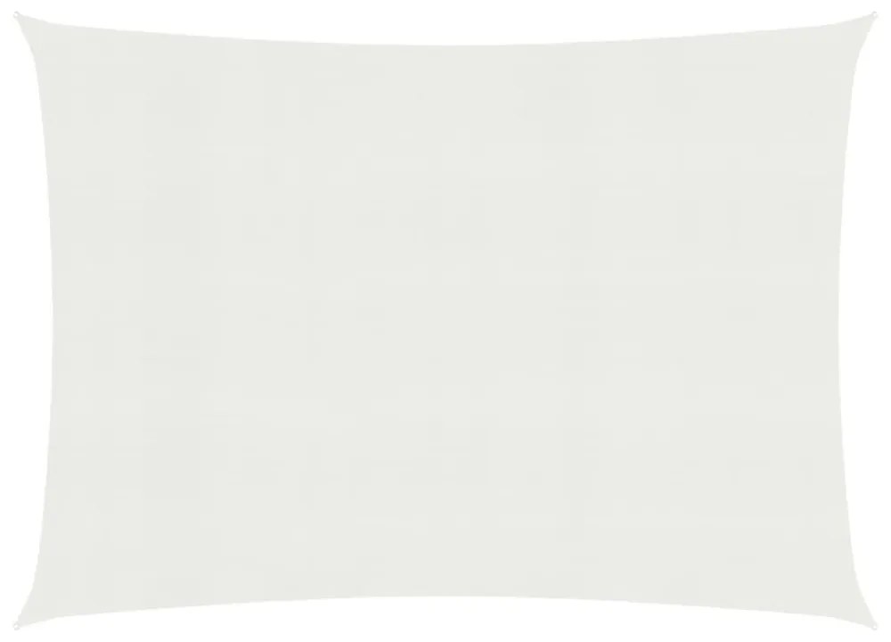 fehér HDPE napvitorla 160 g/m² 6 x 7 m