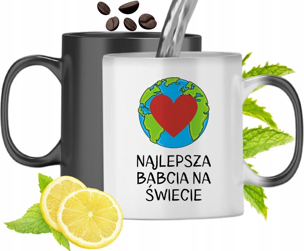 Mágikus Bögre Nagymamáknak Színváltós Nyomtatott Fényképpel