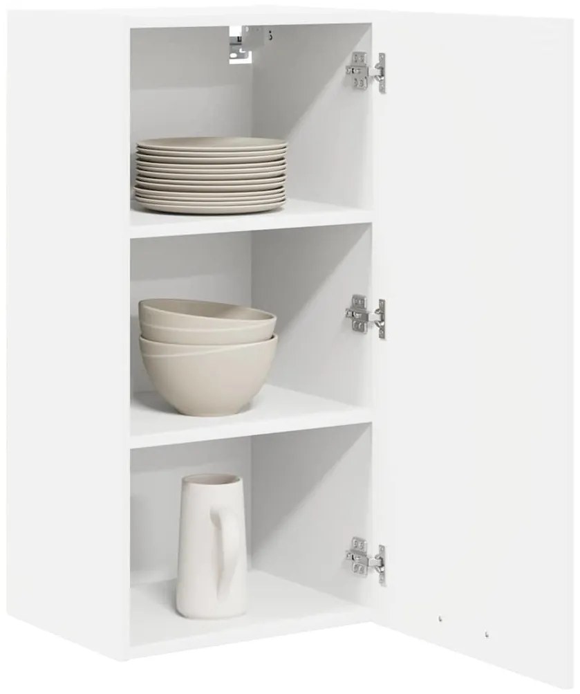 Függő szekrény polcokkal Riga Fehér 40 x 31 x 80 cm Faanyag