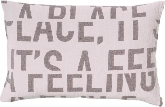 Párnahuzat Broste Copenhagen Quote 40x60cm