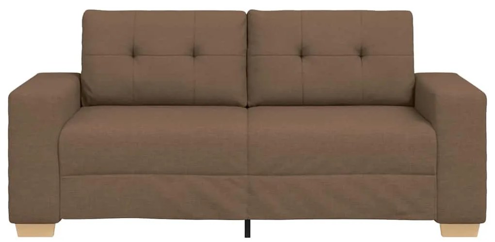 barna szövet loveseat kanapé 140 cm