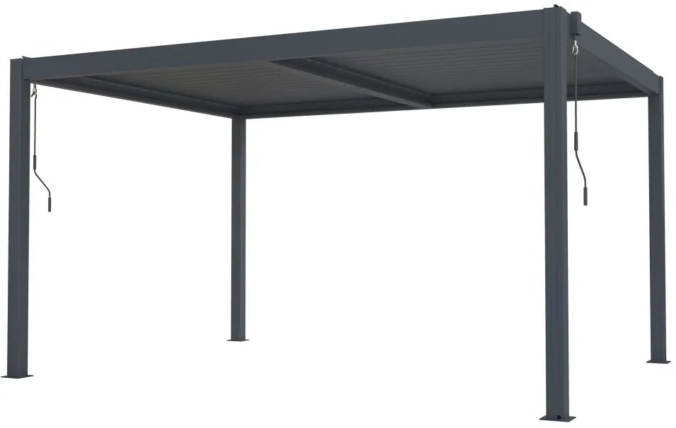 Bioklimatikus pergola G21 Austin 4x3 m, antracit, alumínium