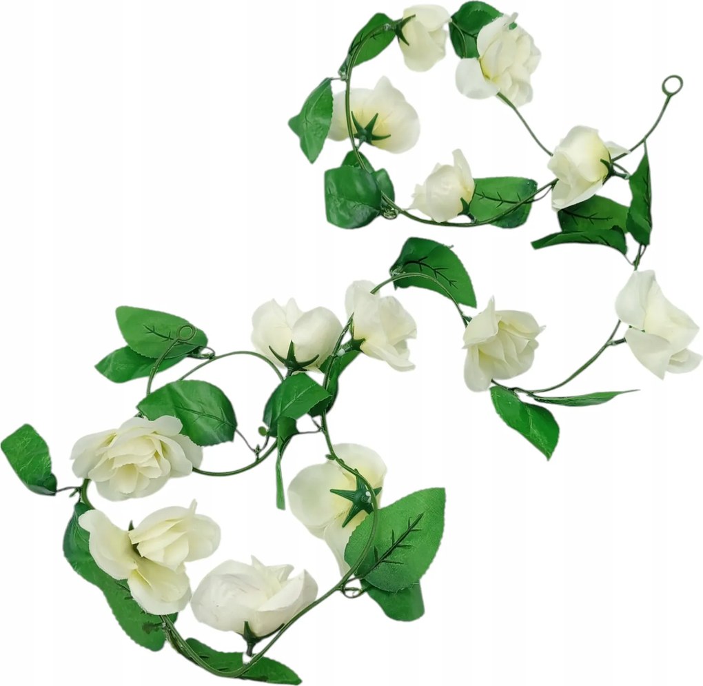 Mesterséges Rózsa Girland Nagy Kompozíció Esküvő Dekoráció Áldozás Minőség 200CM