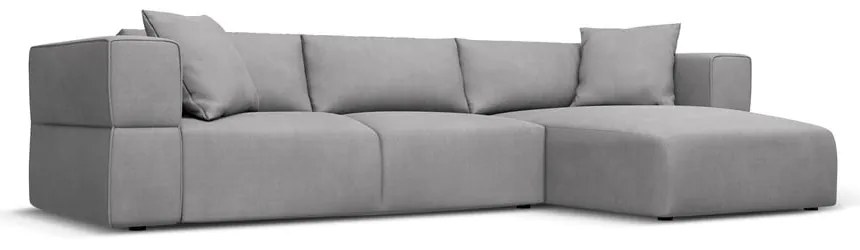 Világosszürke sarokkanapé (jobb oldali) Esther – Milo Casa