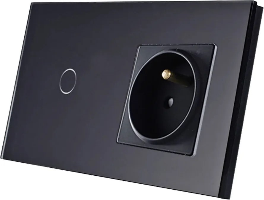 Érintőkapcsoló Szimpla 1K Lépcsős Konnektorral