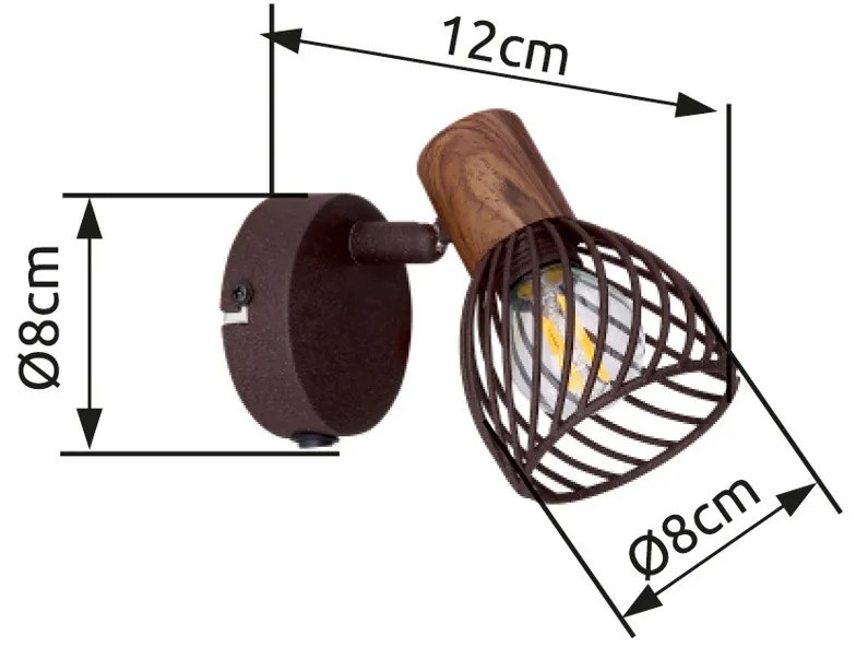 Globo ISABELLE 54817-1 spotlámpa, 1x40W E14