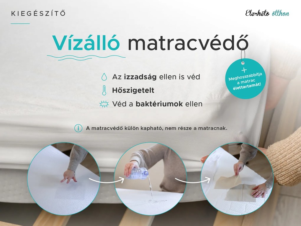 Kókusz matrac COCO MAXI 20 cm 90 x 200 cm Matracvédő: Matracvédő nélkül