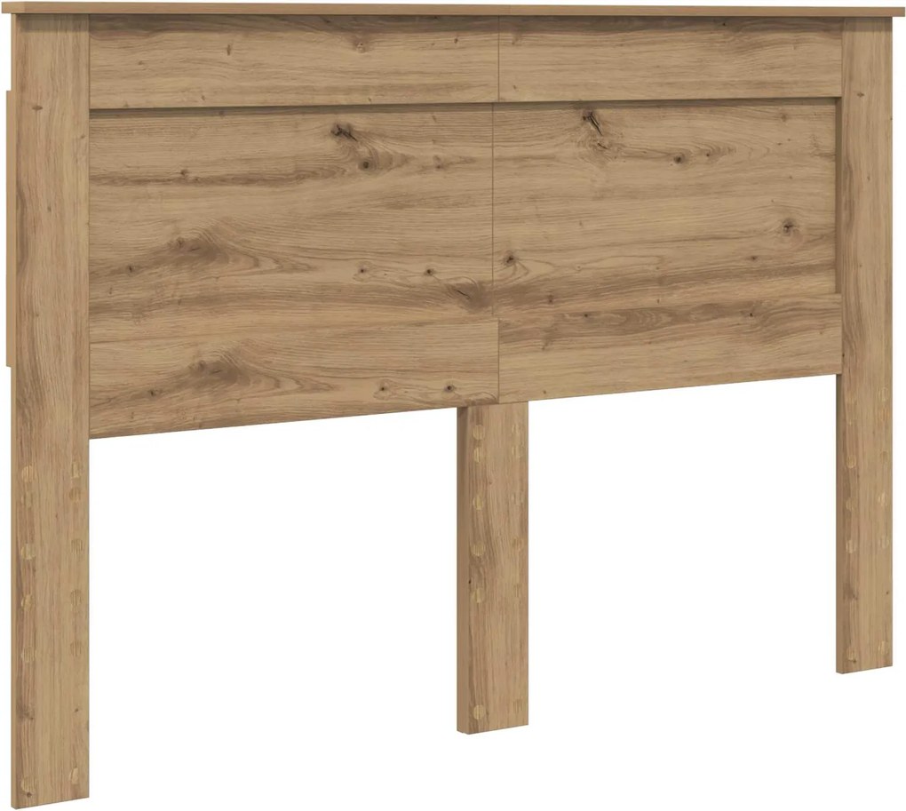 vidaXL Fejtámla fejtámlával Artisan tölgy 160 cm Faanyag