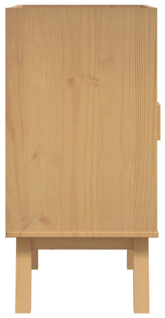 Mosogató Alap Szekrény 114x43x73,5 cm Tömör Fenyőből