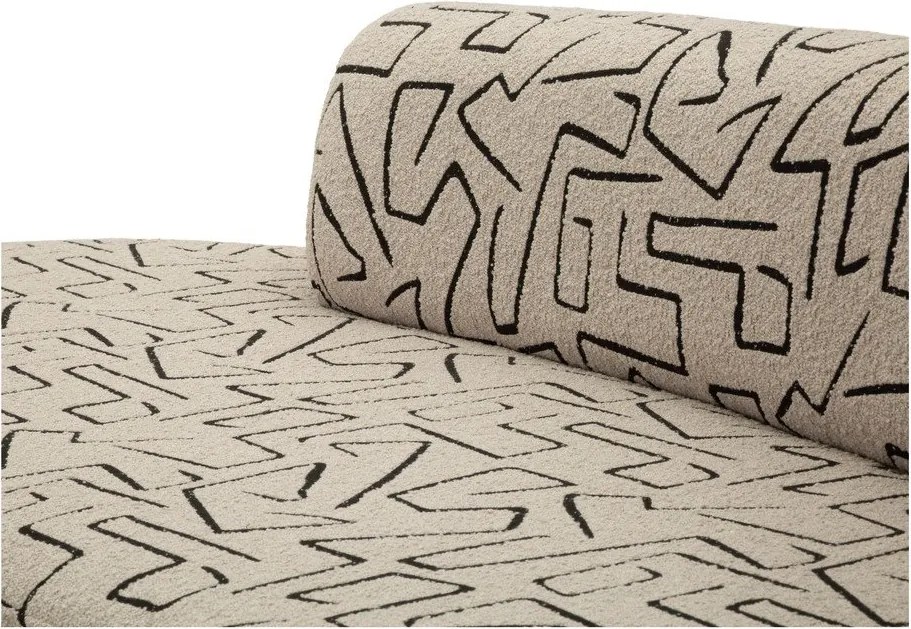 Bézs buklé kanapé 176 cm Nairobi – Mauro Ferretti