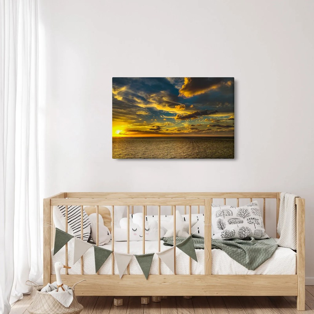Naplemente a tengeren (90x60 cm)