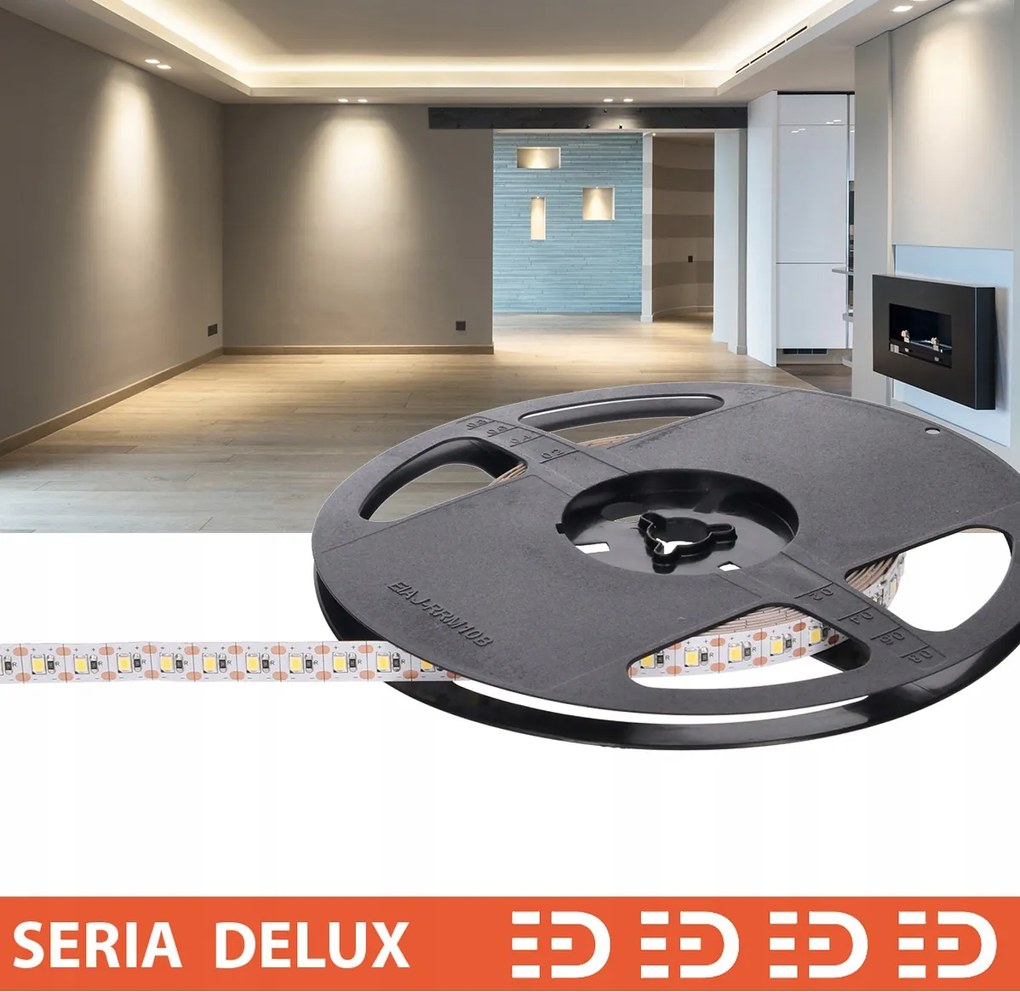 Led szalag 1 cm-enként vágható Semleges fehér 12V 100 LED/m 5m 7 év garancia