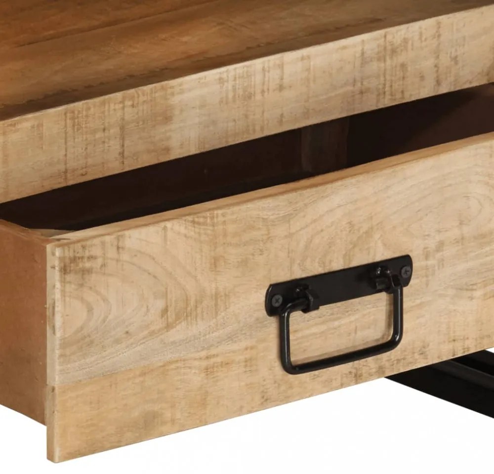 tömör mangófa TV-szekrény 100 x 30 x 45 cm