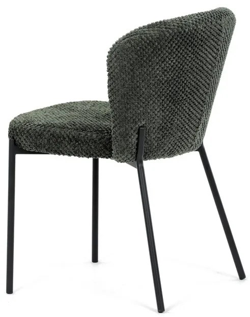 Zöld Bouclé Étkezőszék. CT-W1077 GRN2