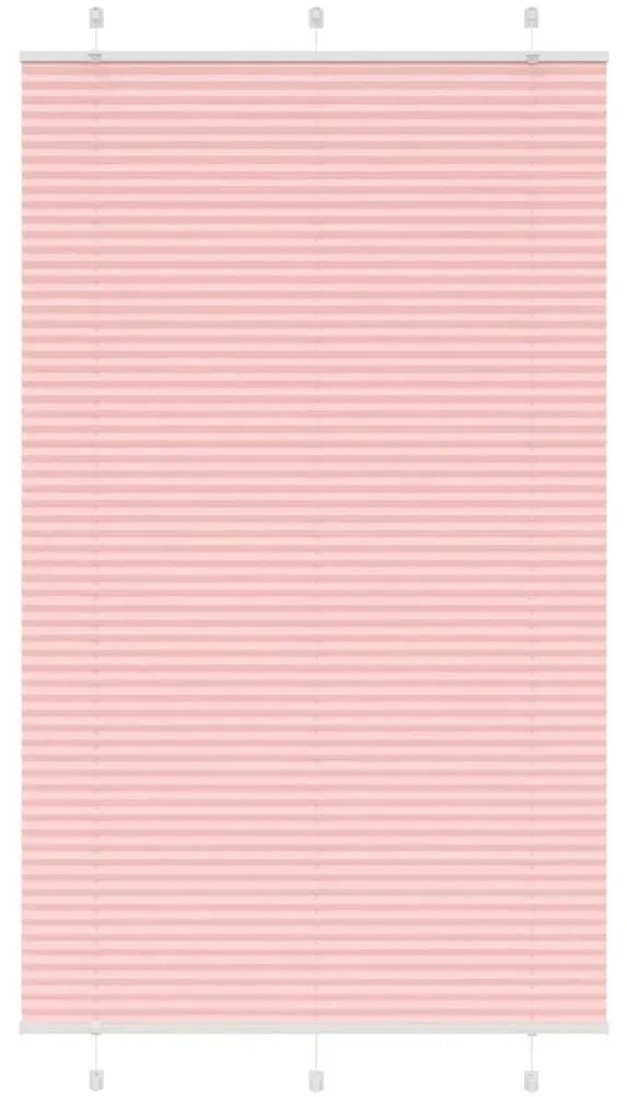 pliszírozott redőny rózsaszín 115x200cm szövetszélesség 114,4cm