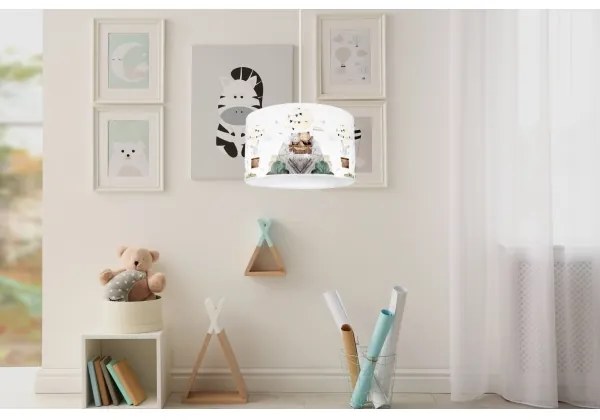 Gyerek csillár BEARS 1xE27/60W/230V