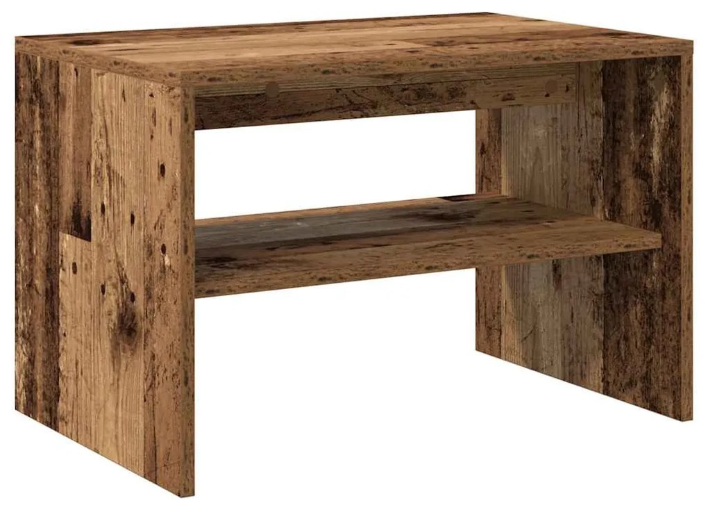 antik hatású szerelt fa TV-szekrény 60x40x40 cm