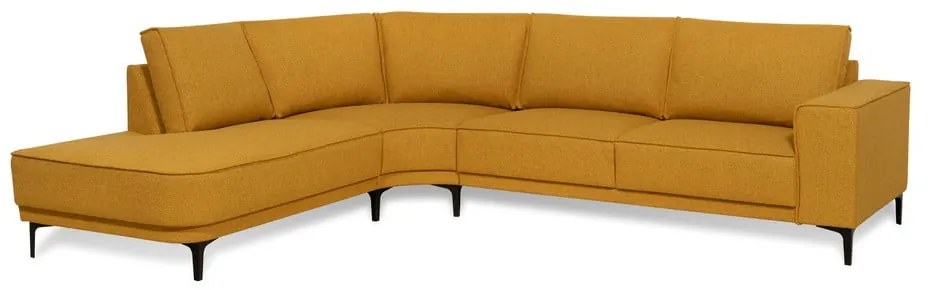 Mustársárga sarokkanapé (bal oldali) Copenhagen – Scandic