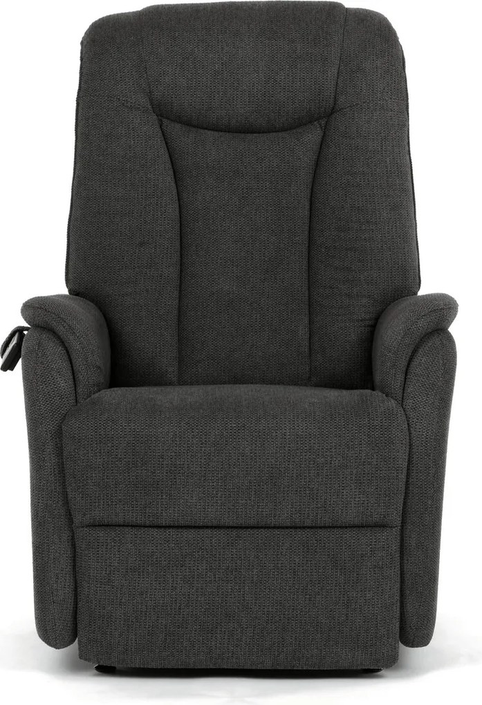 Szürke elektromos relaxfotel kábeles vezérléssel, szövet kárpitozással, TV-L8963 GREY2
