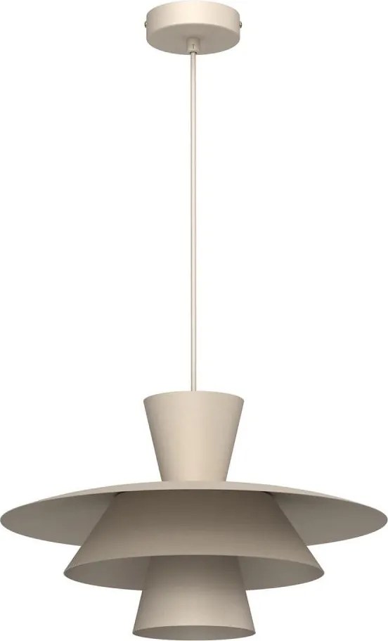 PLATO kábeles függőlámpa 1xE27/15W/230V bézs
