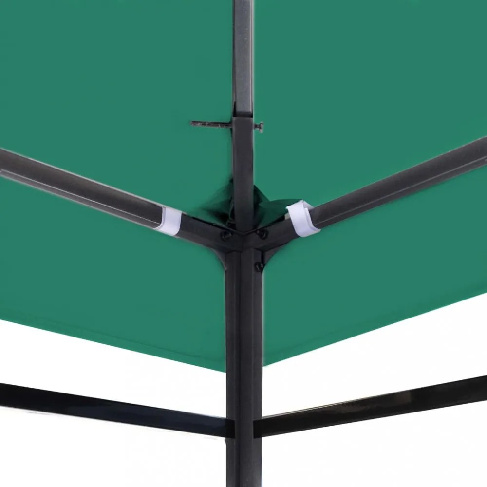 zöld pavilon tetőponyva 310 g/m², 4 x 3 m