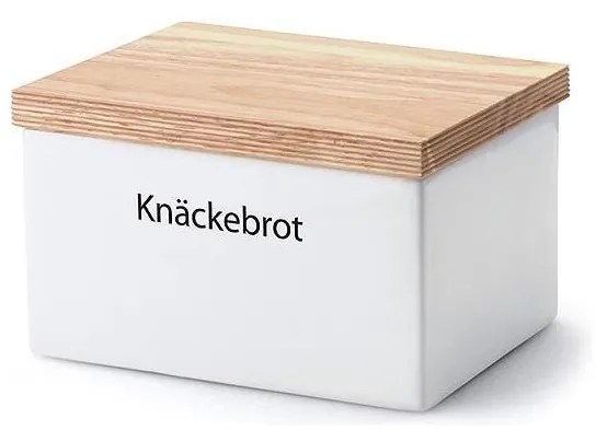 Continenta C3950 - Kerámia tárolódoboz fedővel 17,5x13,5x11 cm gumifa