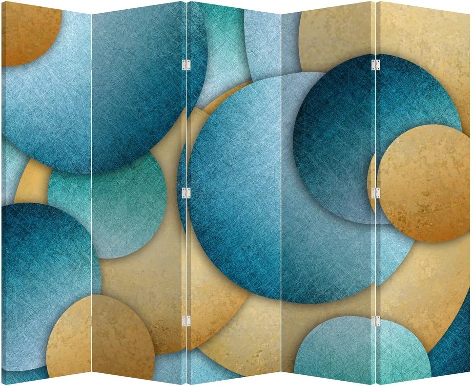 Paraván - Az absztrakciós körök (210x170 cm)