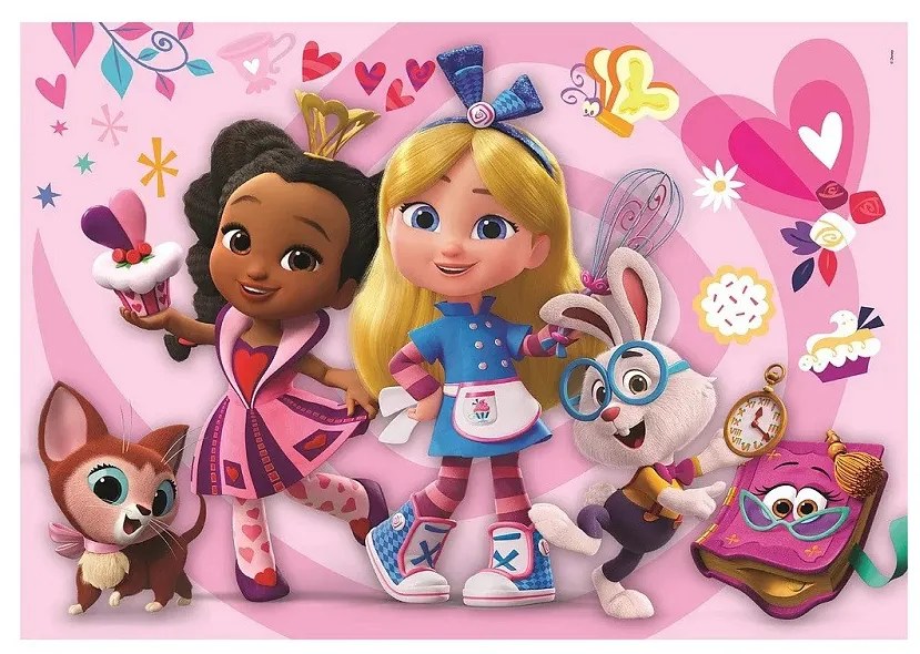 Disney Alice Csodaország cukrászdája Fergie 104 db-os puzzle Clementoni