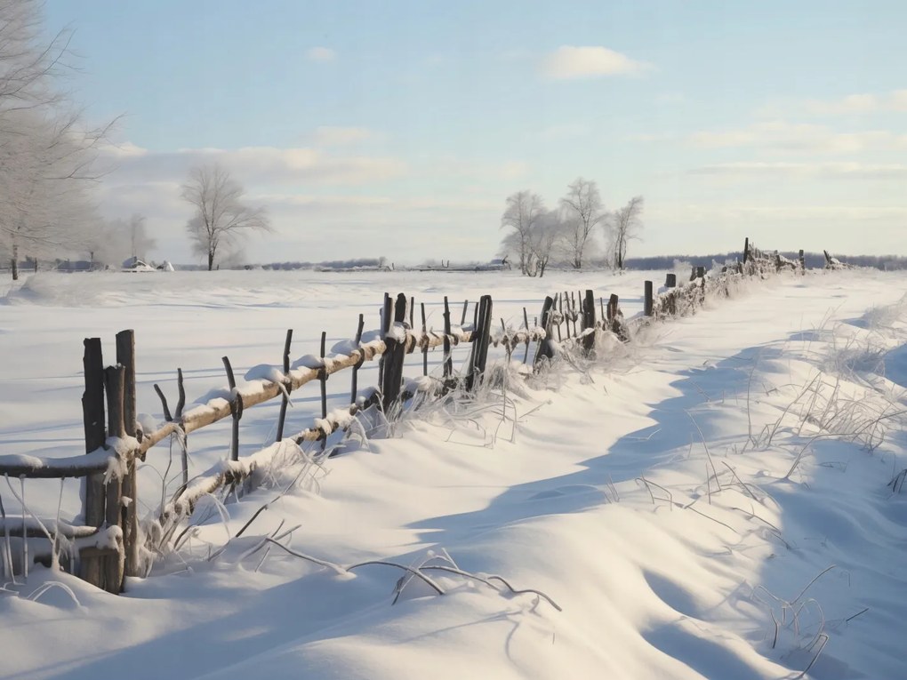 Poszter 20x15cm Hóország nyugalma