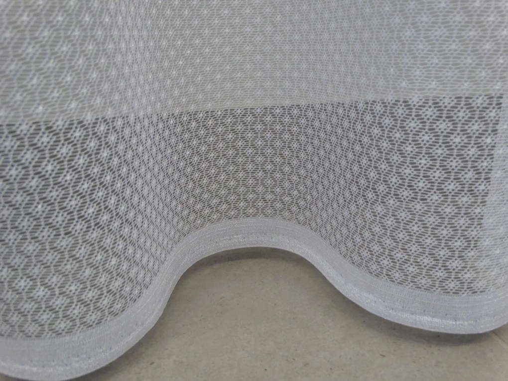 Mg Függöny jacquard 35620 Fehér 250x300cm készre varrt M