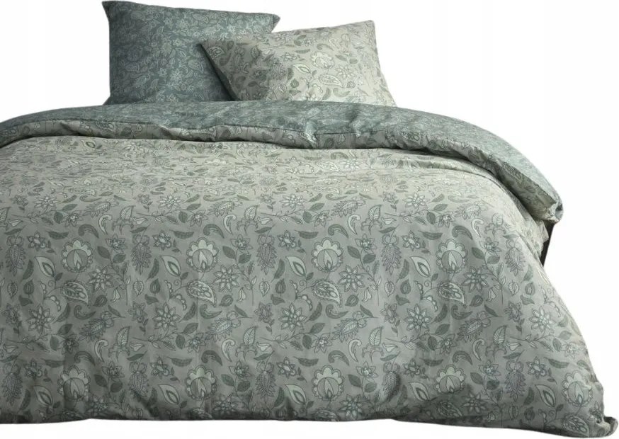 Ágynemű Garnitúra Paplannal És 2 Párnával Zöld 220 X 240 CM