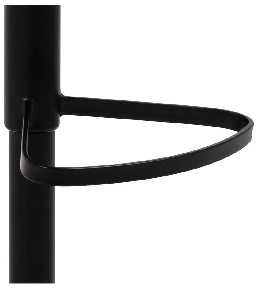 Fekete-szürke állítható magasságú bárszék (ülésmagasság 55 cm) Patricia – Actona