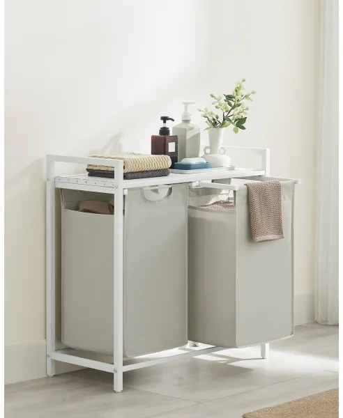 REX fehér szennyeskosár