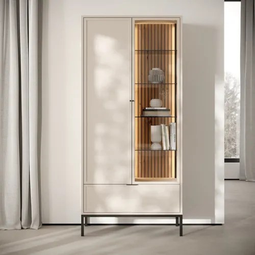DECO HIGH GLASS CABINET
