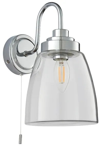 Endon 77088-Fürdőszobai fali lámpatest ASHBURY 1xE14/4W/230V IP44 fényes króm