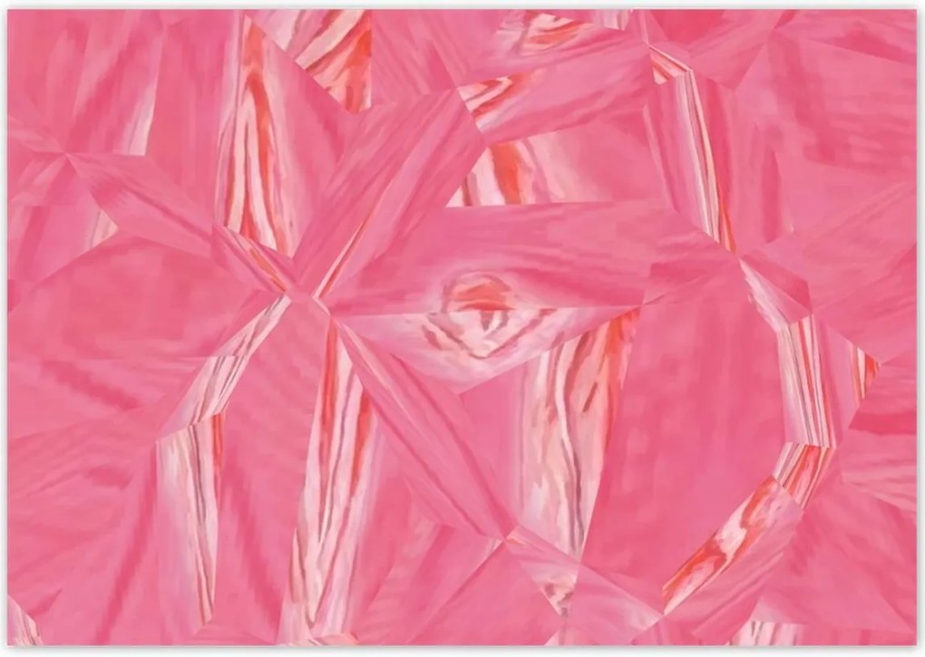 Poszterek 100x70 Absztrakt Emmanuelle Rózsaszín