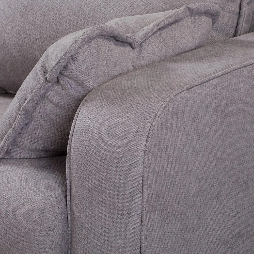 Szürke sarokkanapé (bal oldali) Beata – Ropez