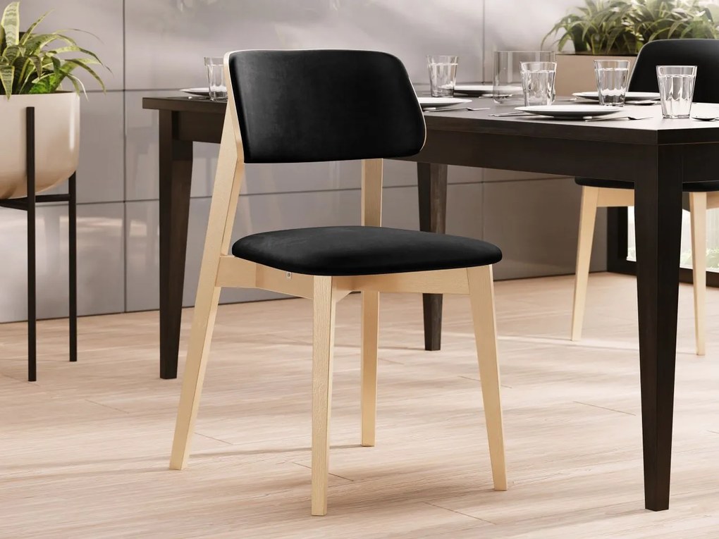 Étkezőszék KD 63 C (bükk + fekete) . 1103446