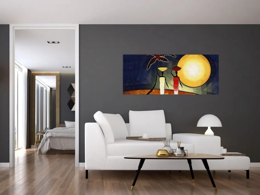 Egy ősi festmény képe (120x50 cm)