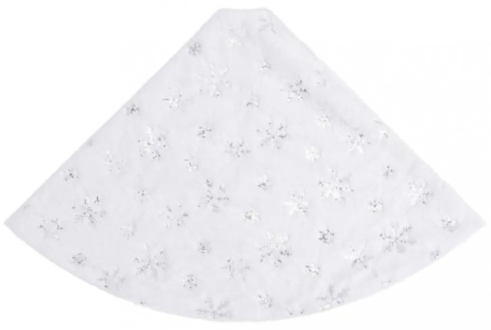 luxus karácsonyfa szoknya fehér műszőrme 90 cm