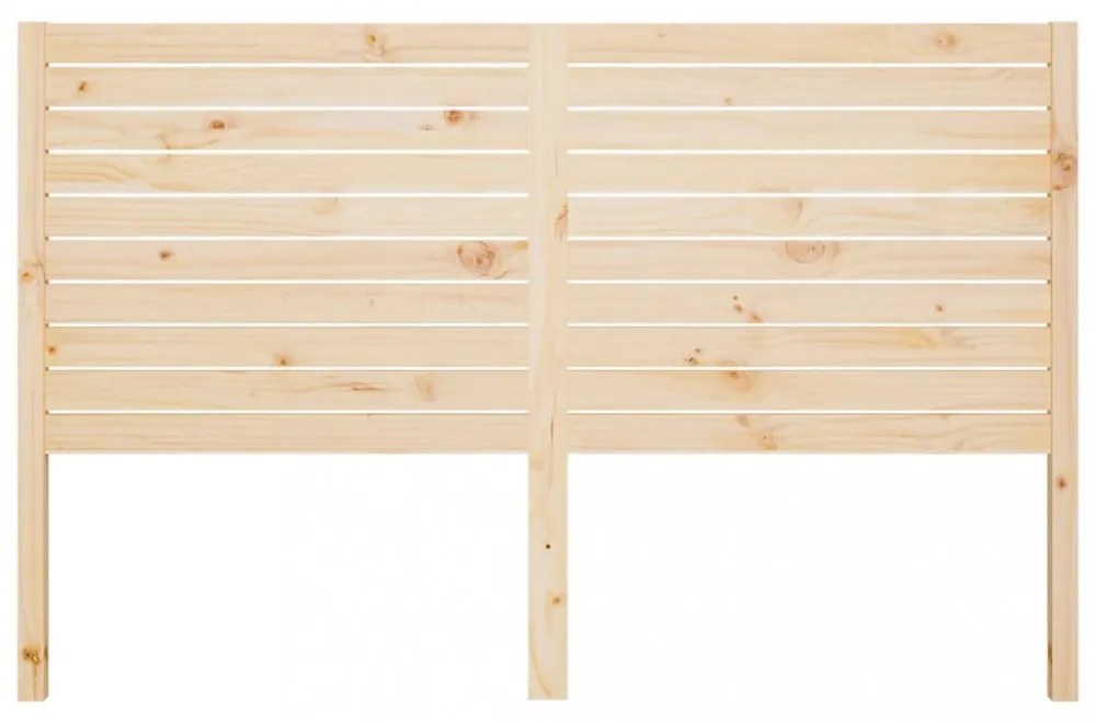 tömör fenyőfa ágyfejtámla 186x4x100 cm