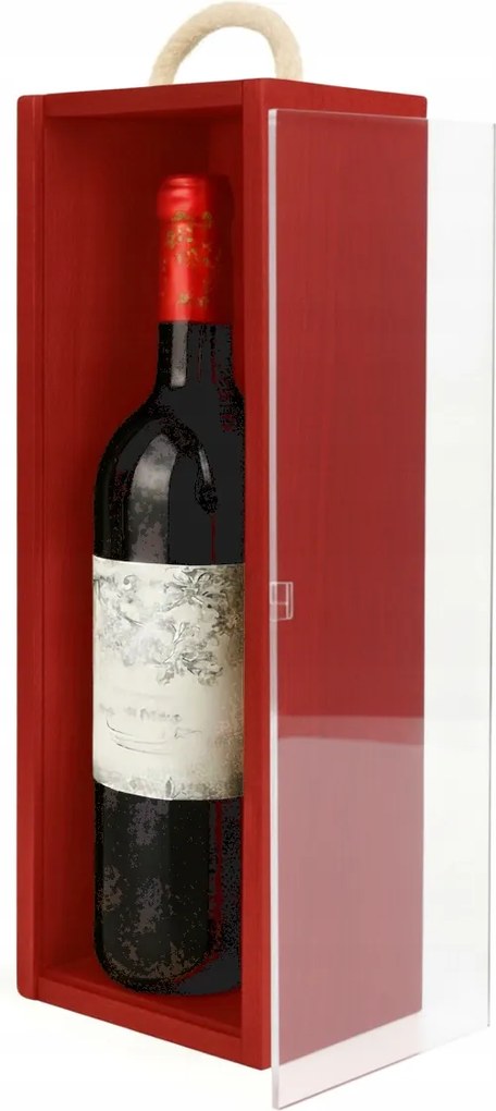 Fa Piros Doboz Ajándék Doboz Borosüveg Alkohol