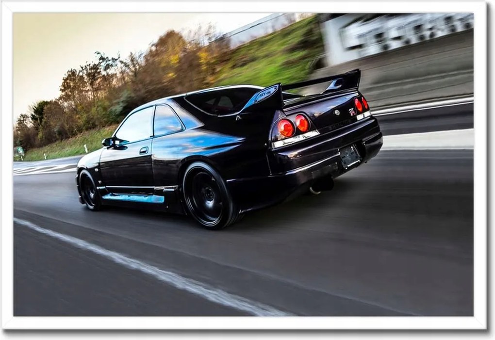 Poszterek keretben 60x40 Nissan Gtr