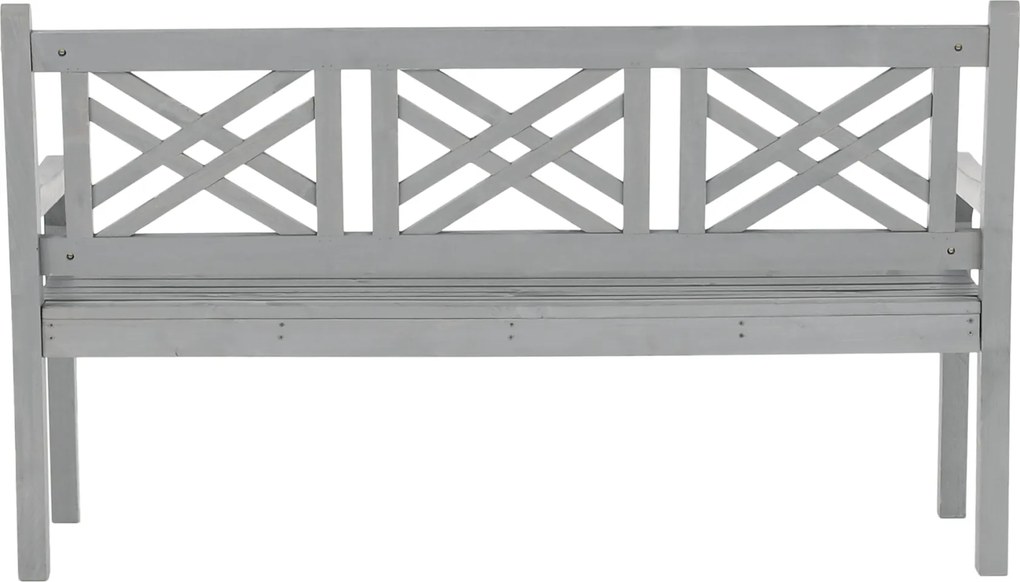 Fából készült kerti pad, szürke, 150 cm, FABLA