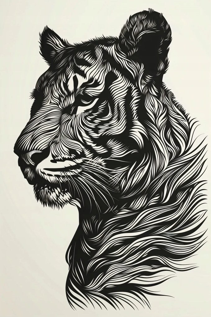 Poszter 30x45cm Tigris fütyülés