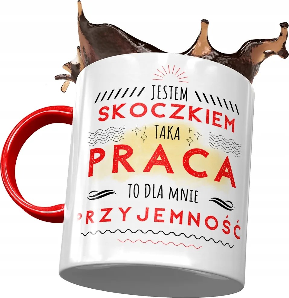 Piros Bögre Ugrálónak Nekem Öröm Nyomtatott Fotóval