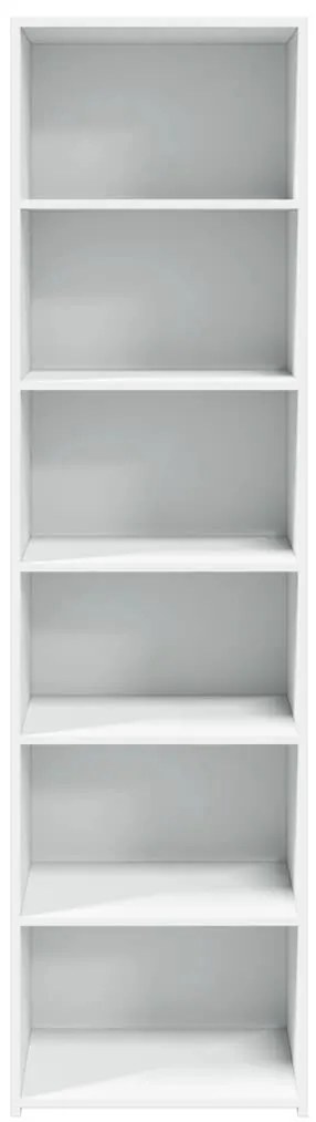 fehér szerelt fa magasszekrény 50 x 41 x 185