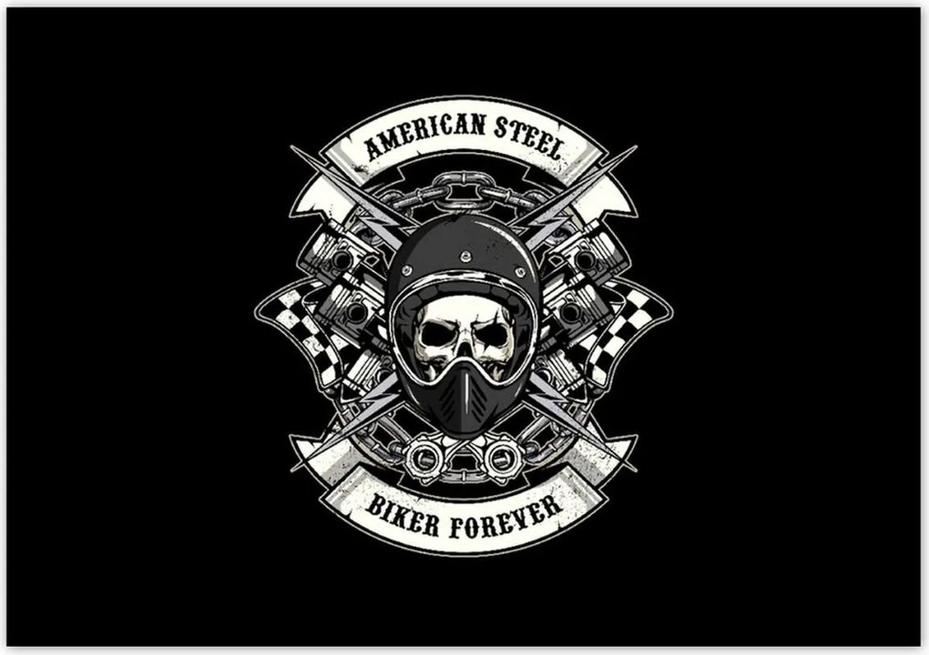 Poszterek 100x70 Motorkerékpáros hangulat